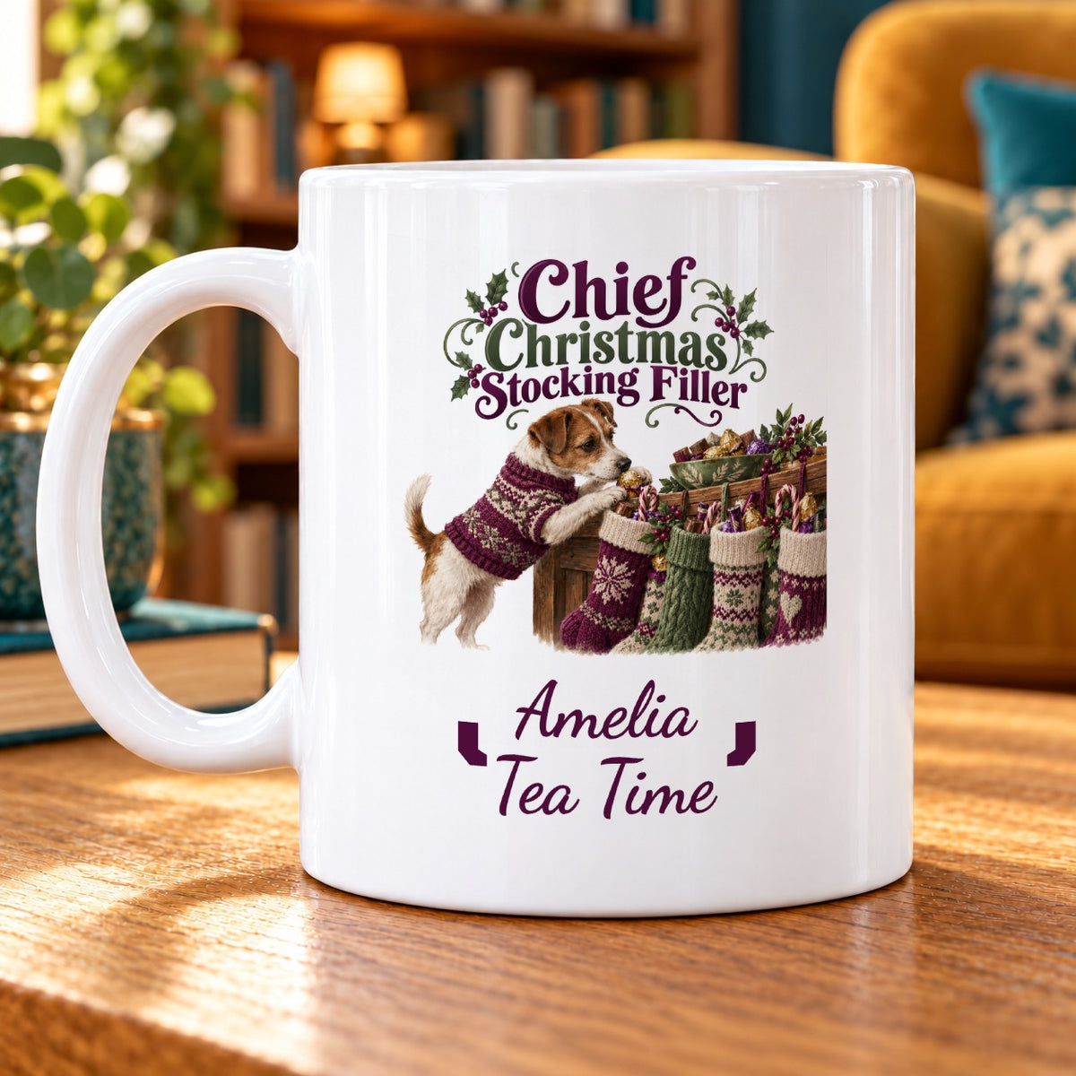 Chief Christmas Stocking Filler – Personalised Mug