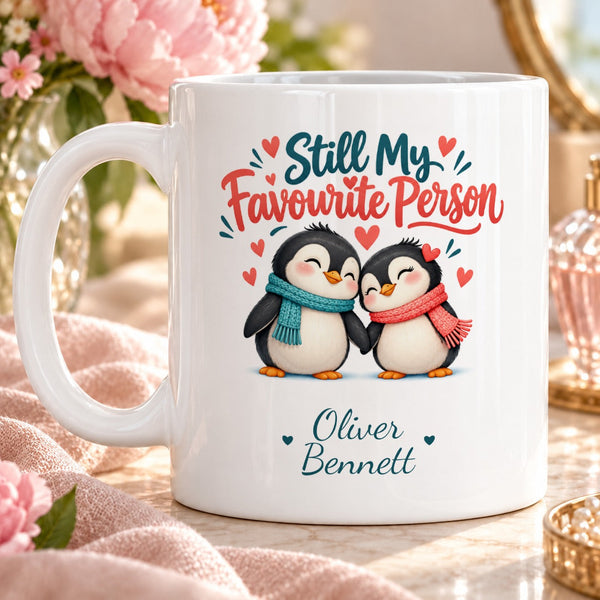 Still My Favourite Person – Personalised Mug with two-line personalisation