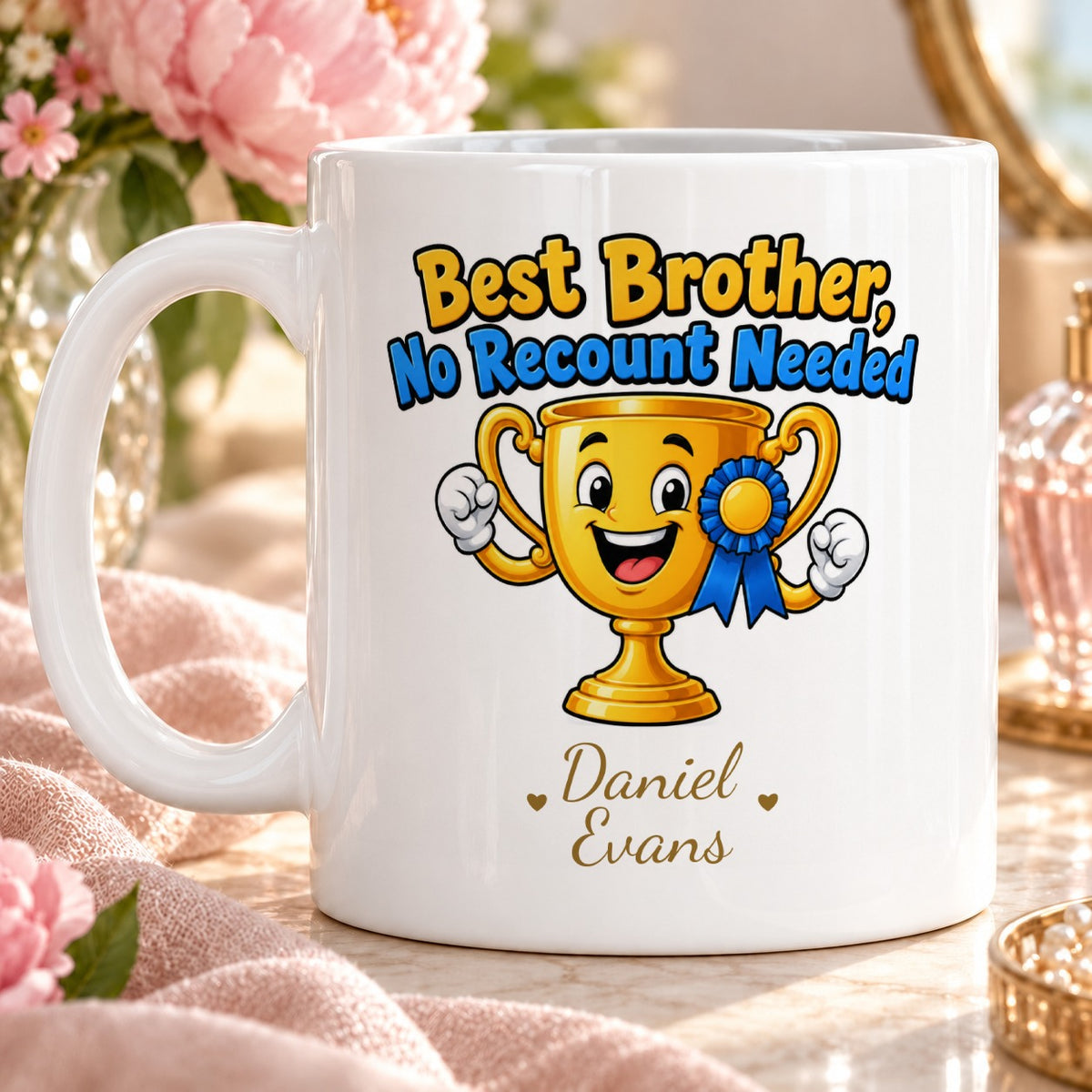 Best Brother, No Recount Needed – Personalised Mug