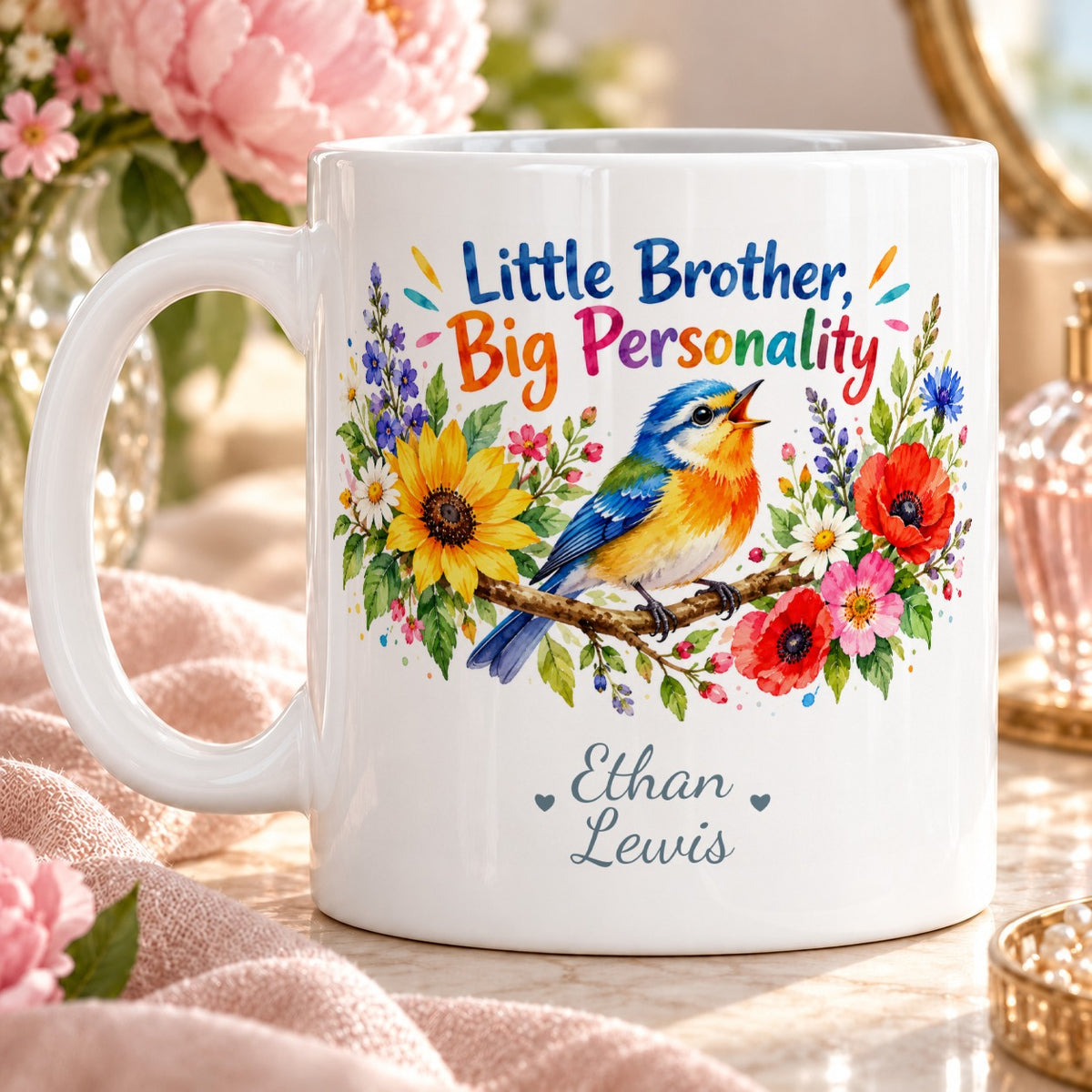Little Brother, Big Personality – Personalised Mug