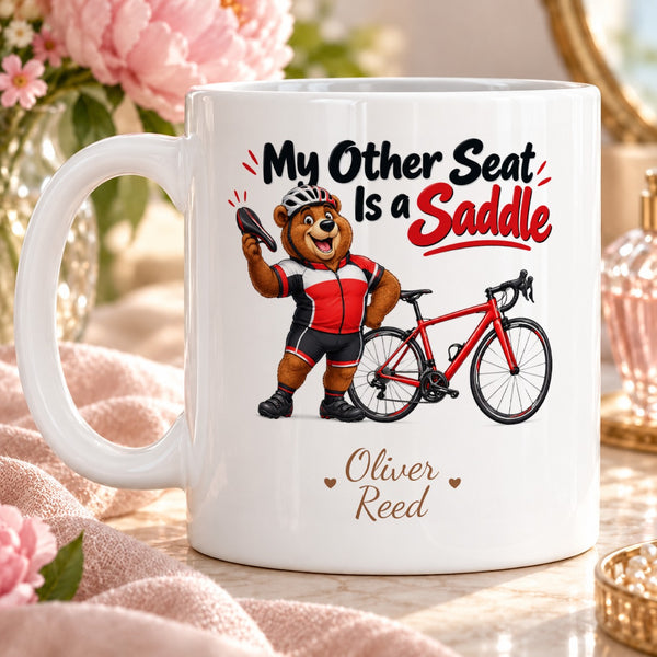 My Other Seat Is a Saddle – Personalised Mug