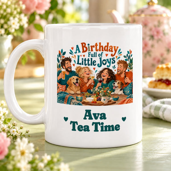 A Birthday Full of Little Joys – Personalised Mug