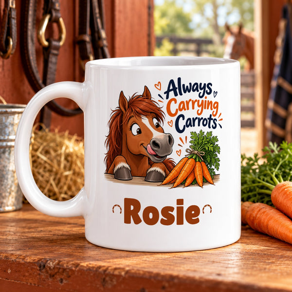 Always Carrying Carrots – Personalised Mug