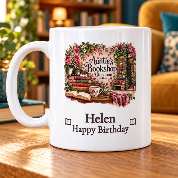 Auntie’s Bookshop Afternoon – Personalised Mug