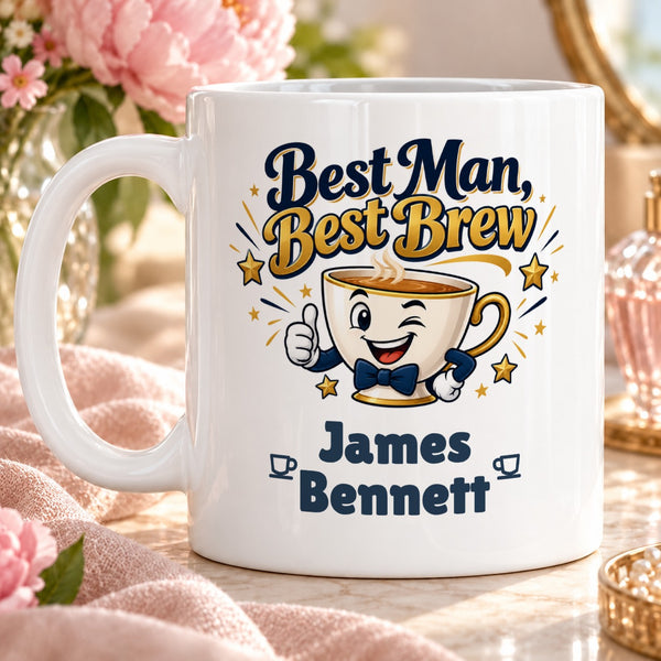 Best Man, Best Brew – Personalised Mug