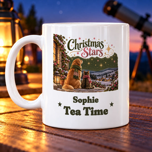 Christmas Stars – Personalised Mug