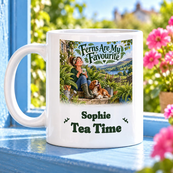 Ferns Are My Favourite – Personalised Mug