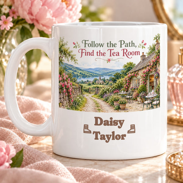 Follow the Path, Find the Tea Room – Personalised Mug
