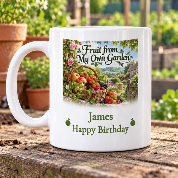 Fruit from My Own Garden – Personalised Mug