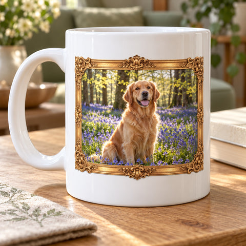 Ornate Gold Frame Photo Mug
