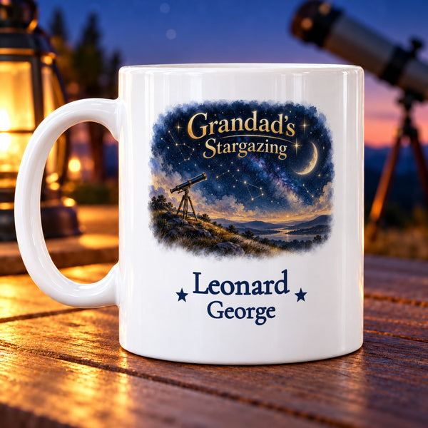 Grandad’s Stargazing Mug – Personalised Mug