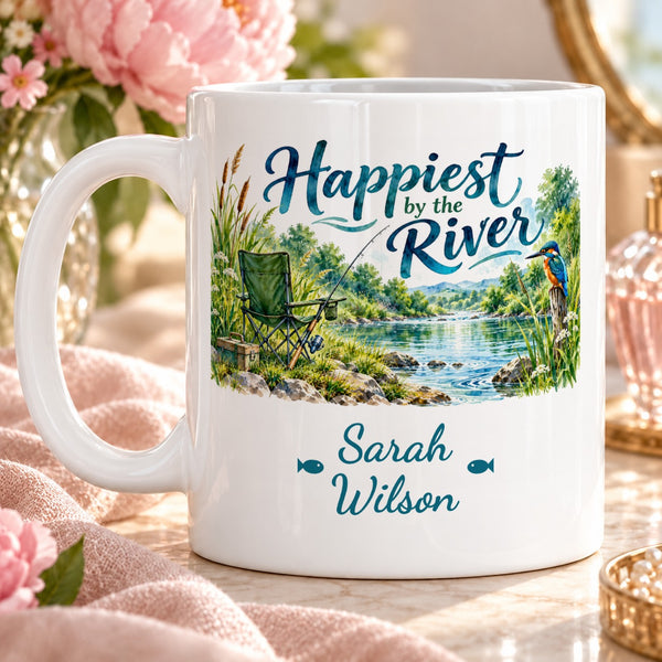 Happiest by the River – Personalised Mug