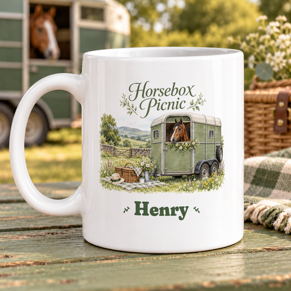 Vintage Horsebox Picnic — example personalised with Henry
