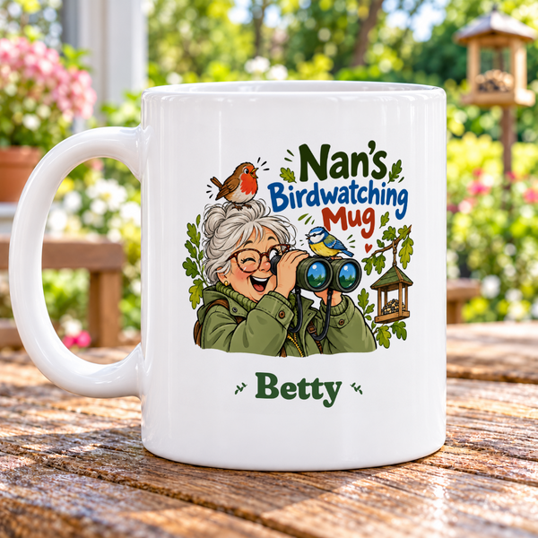 Nan’s Cheeky Birdwatching Adventure — example personalised with Betty