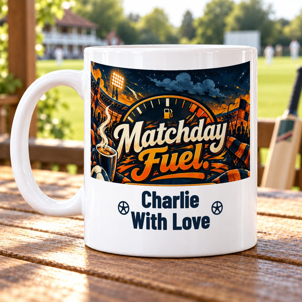 Matchday Fuel. – Personalised Football Mug
