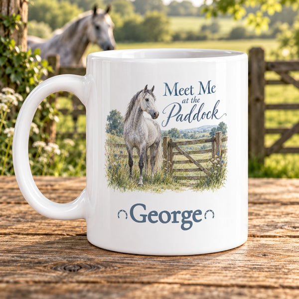 Meet Me at the Paddock – Personalised Mug