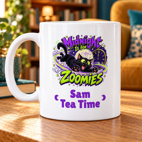 Midnight Is for Zoomies – Personalised Mug