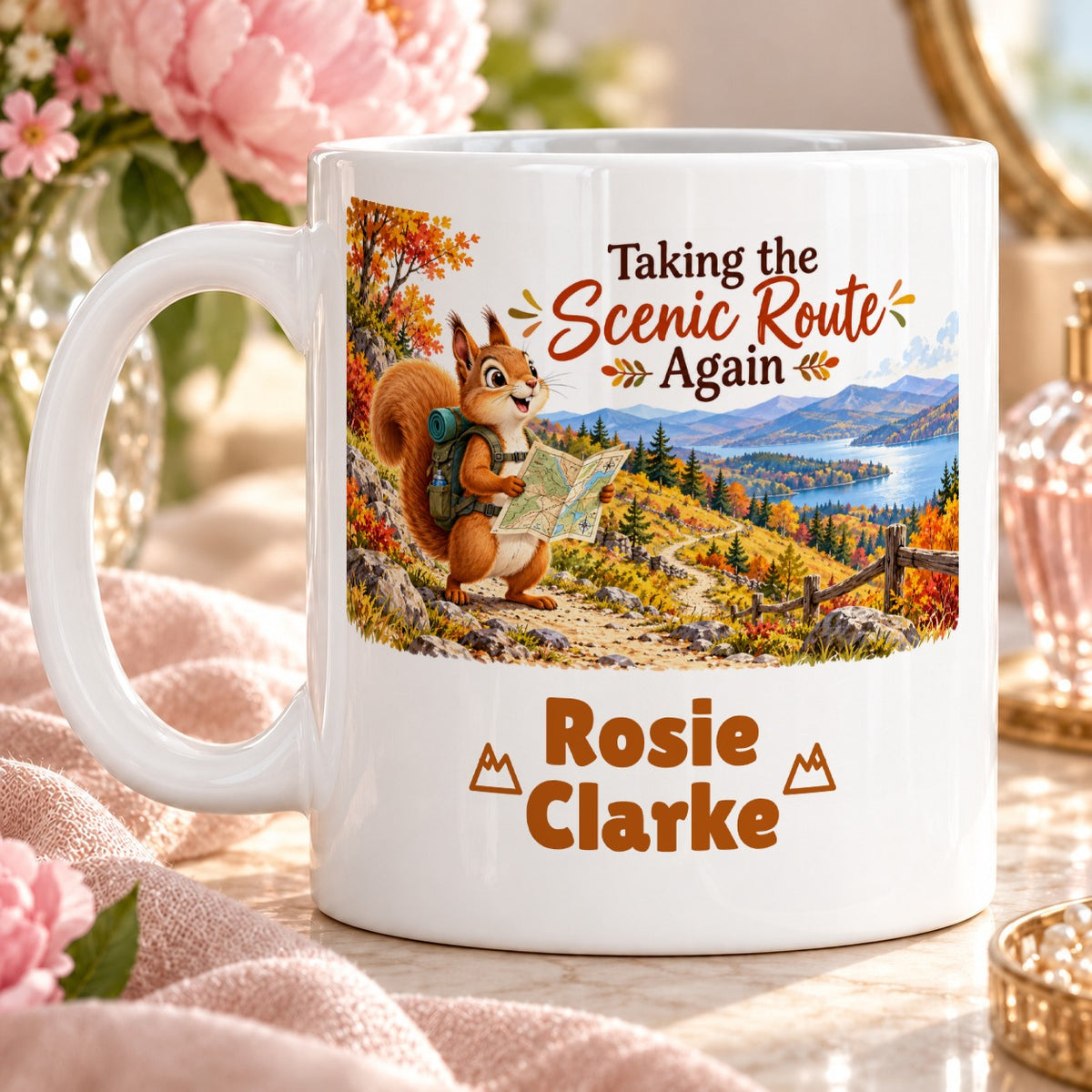 Taking the Scenic Route Again – Personalised Mug