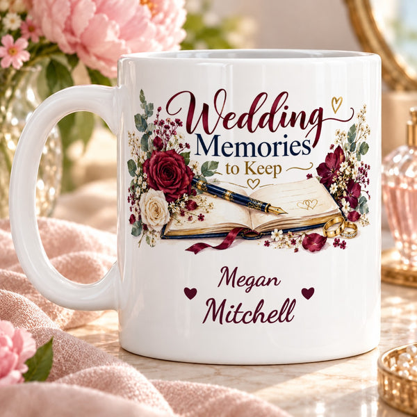 Wedding Memories to Keep – Personalised Mug