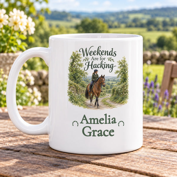 Weekends Are for Hacking – Personalised Mug