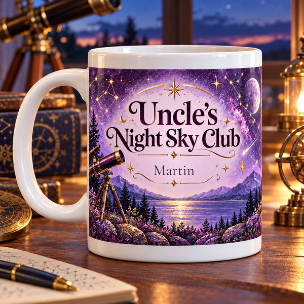 Uncle’s Night Sky Mug – Personalised Mug